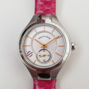 Philips Stein Classic Round Mini Snake Skin Strap Watch - Model 44 - TF0…